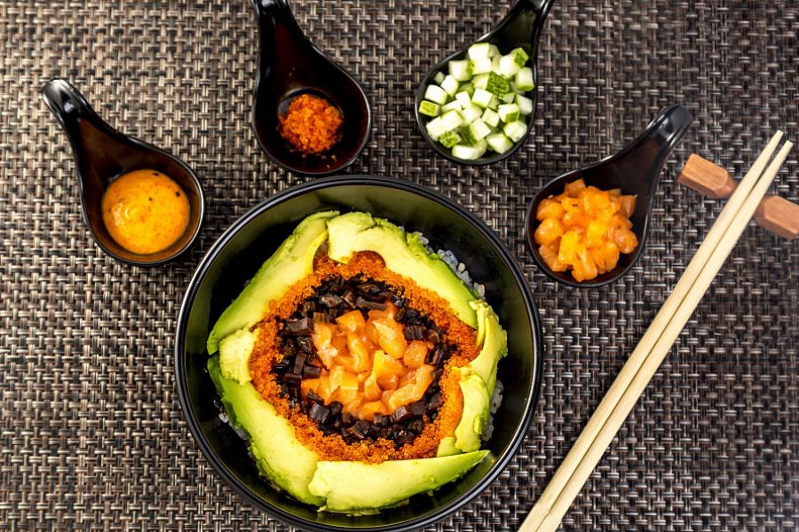 Haus Salmon Poke Bowl