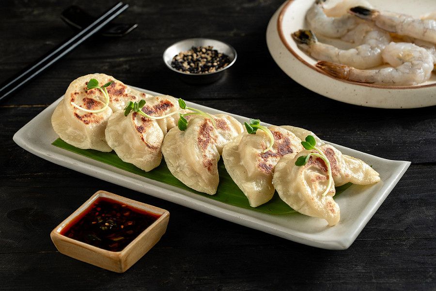 Prawn Gyoza.