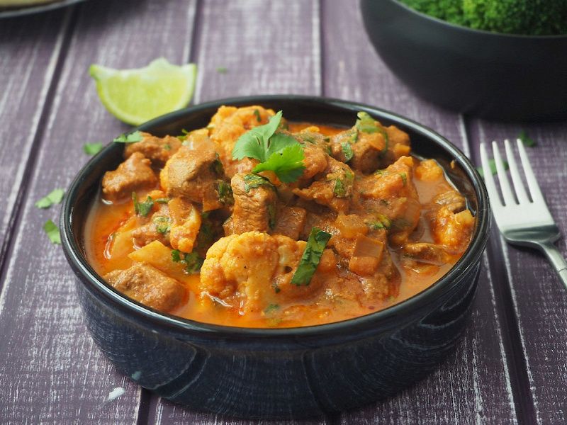 Yellow Lamb Curry | Steamed Rice