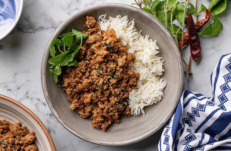 Spicy Bangkok Chicken Bowl.