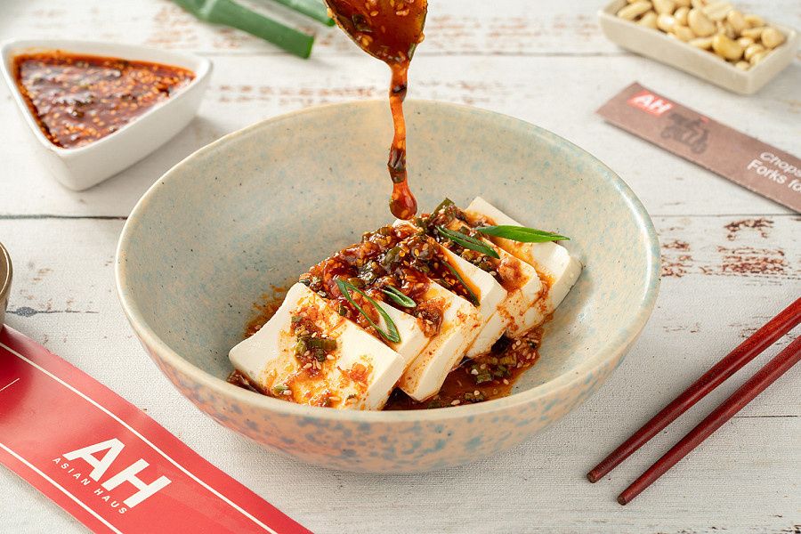 Chilled Tofu & Spring Onion Salad