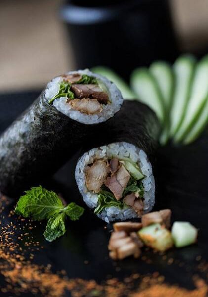 Spicy Karaage Chicken Burrito