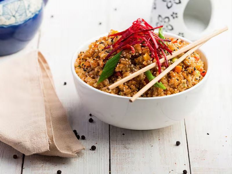 Edamame & Corn Rice Non Veg