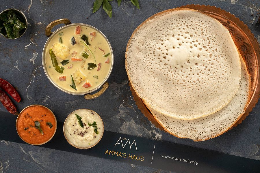 Kerala Vegetable Stew With Appam