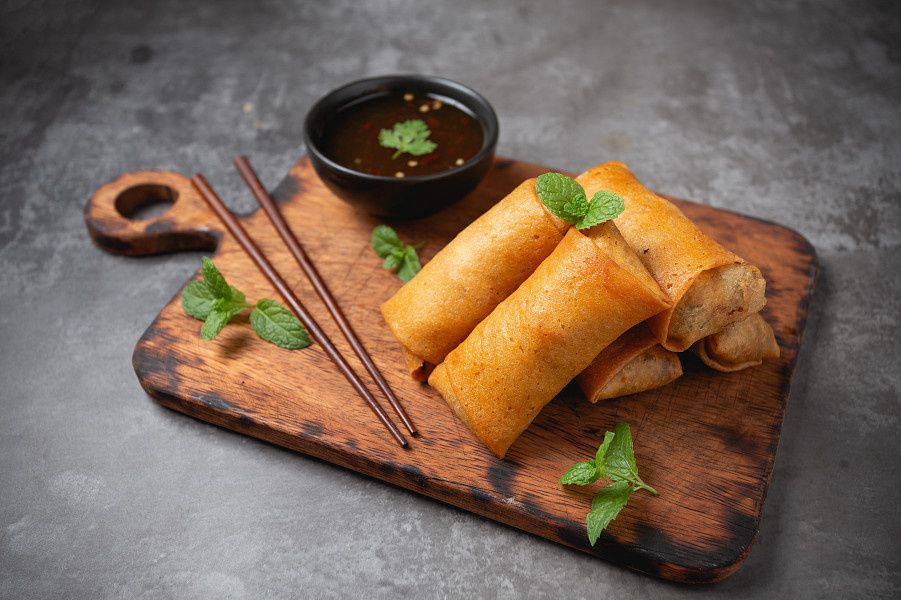 Asian Spring Rolls Chicken [6 Pcs]