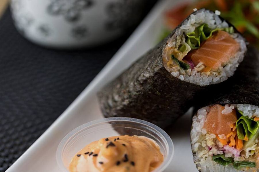 Salmon Samba Burrito