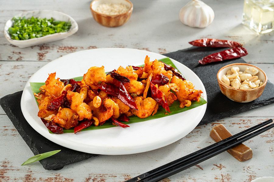 Haus Chilli Prawns