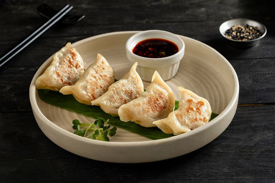 Mushroom & Waterchestnut Gyoza