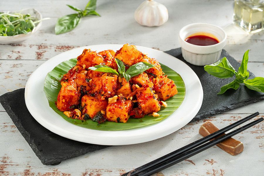 Burnt Garlic Tofu