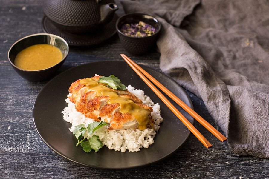 Tofu Katsu Curry Bowl