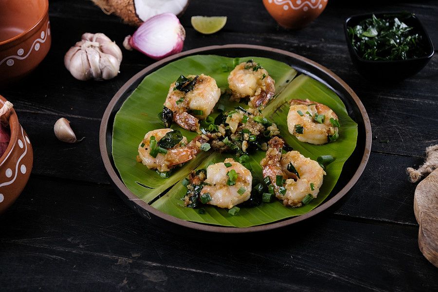 Butter Garlic Prawns/Fish