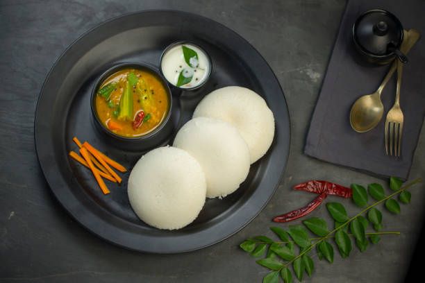 Idlis & Sambar.