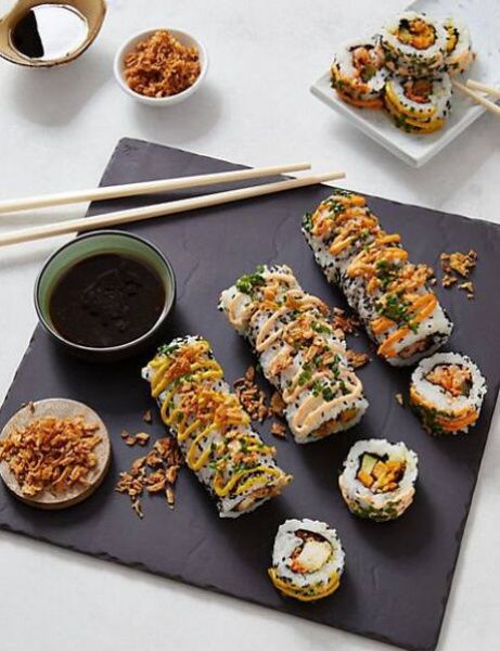 Mini Sushi Platter Veg (12 Pcs)