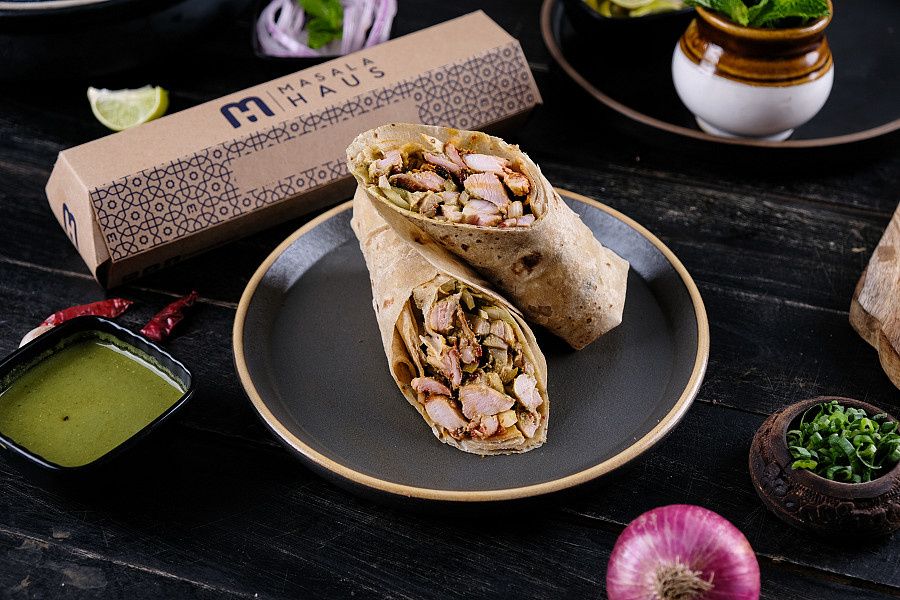 Spicy Chicken Roomali Roll