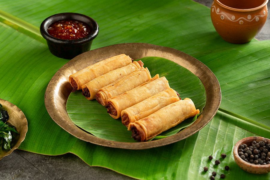 Veg Malabari Cigar Roll.