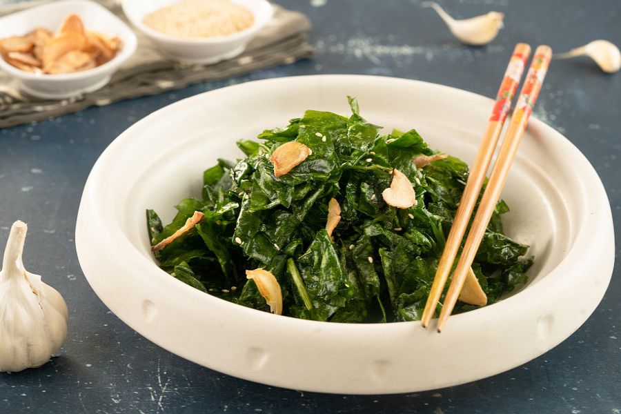Crispy Spinach