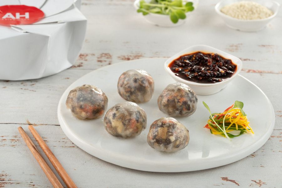 Four Style Mushroom & Water Chestnut Dumpling