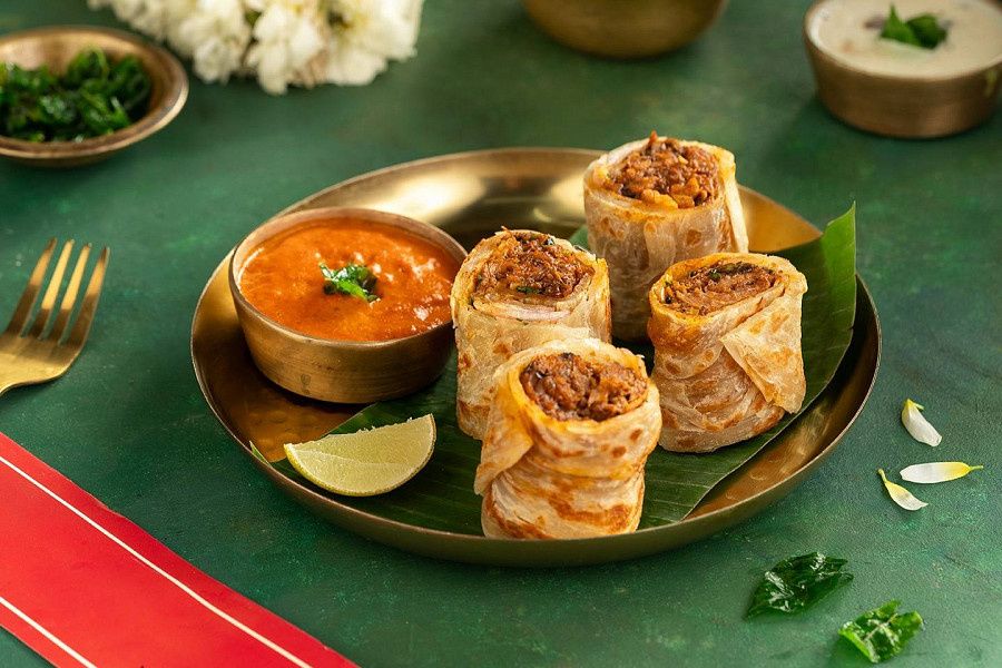 Mini Kathi Roll Box.