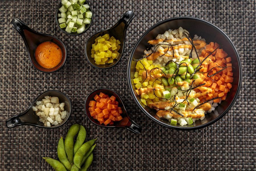 De-constructed Sushi Bowl