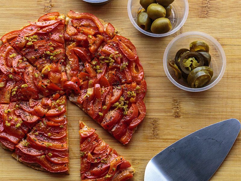 Japanese Pizza | Flat Bread.