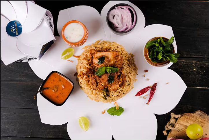 Pepper Chicken Boneless Biryani