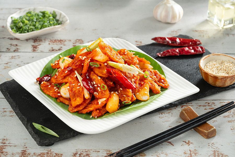Crispy Lotus Stem With Water Chestnuts