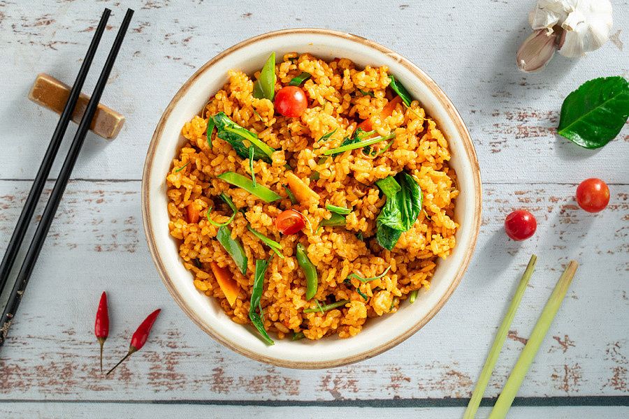 Thai Tom Yum Veg Rice