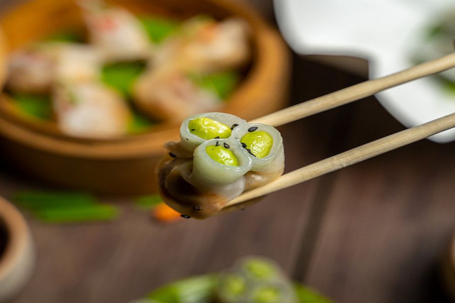 Edamame & Truffle Dumpling