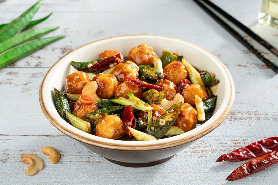 Kung Pao Potato & Okra