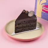 Old-Fashioned Chocolate Cake Slice