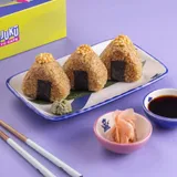 Edamame Cream Cheese Onigiri