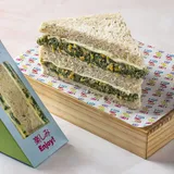 Corn and Spinach Sandwich