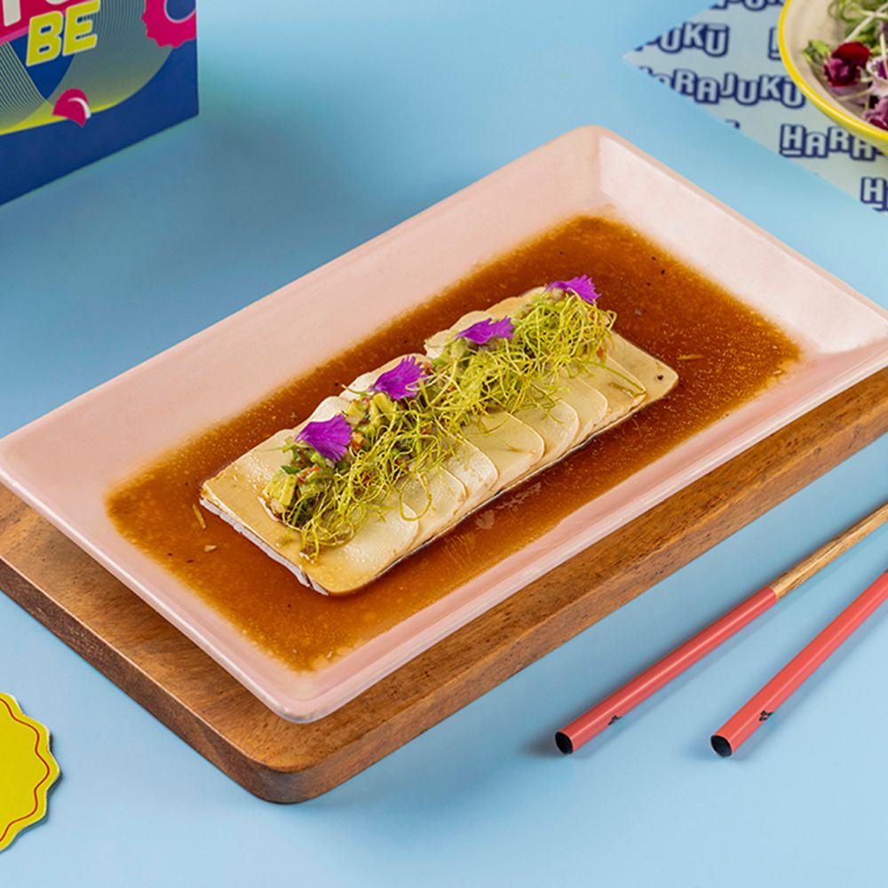 Silken Tofu with Yuzu Soy & Avocado Salsa