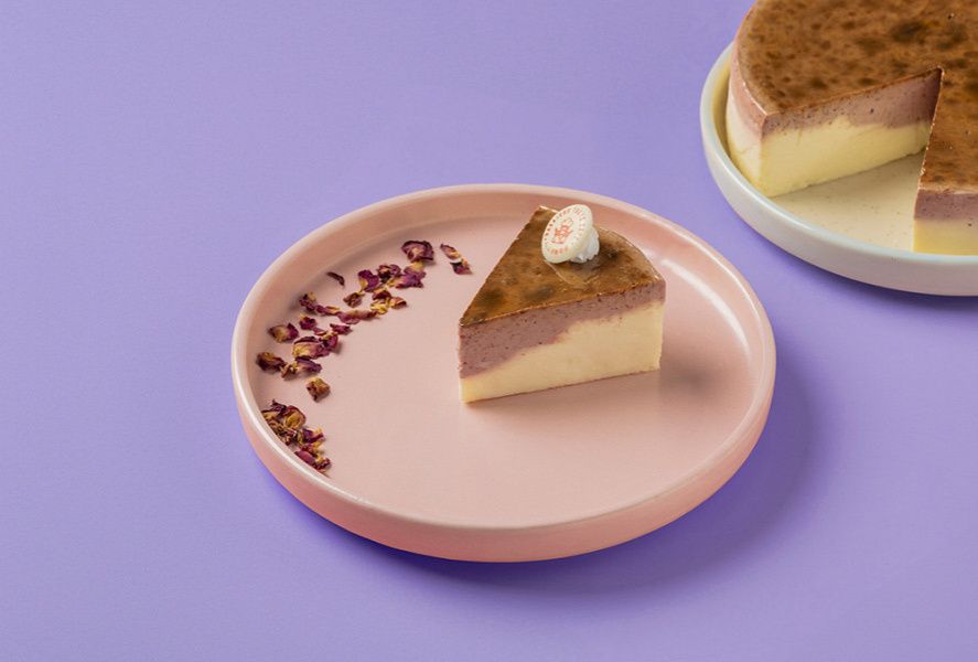 Sakura Yuzu Burnt Basque Cheesecake