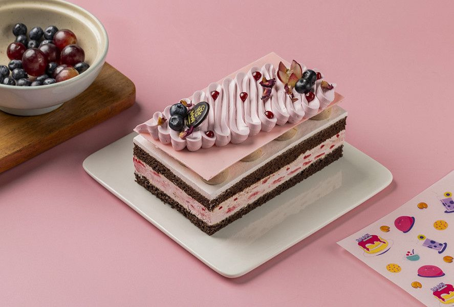 Chocolate Raspberry Delice Cake