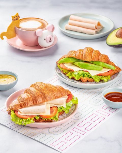 Avocado And Cheese Croissant