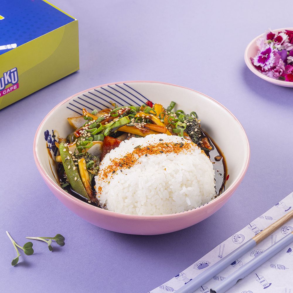 Teriyaki Rice Bowl (Veg)