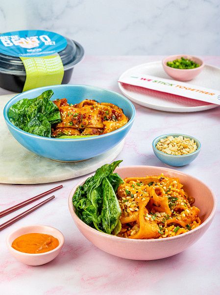 Handpulled Flat Noodles In Chili Oil