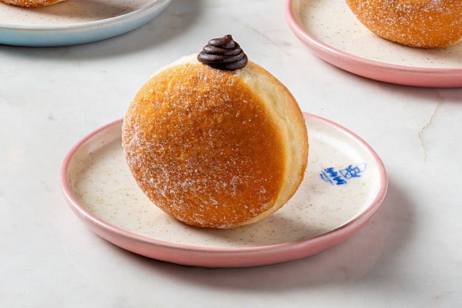 Berliner Donut Chocolate.