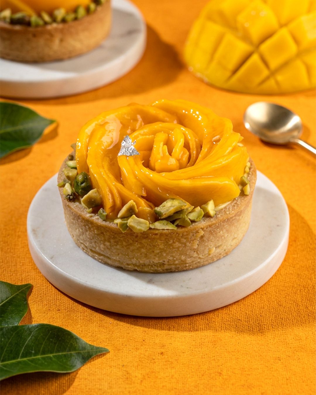 Mango Rose Tart