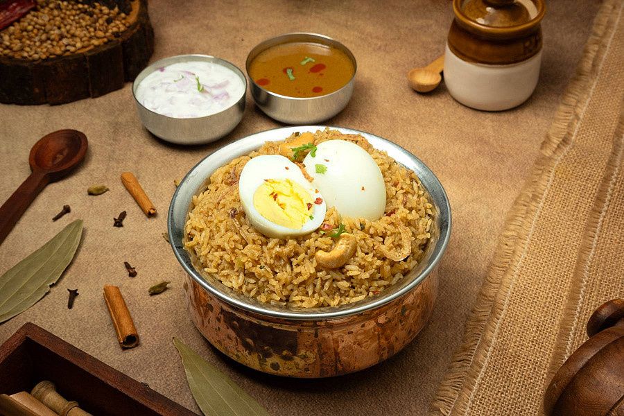 Junior Egg Biryani