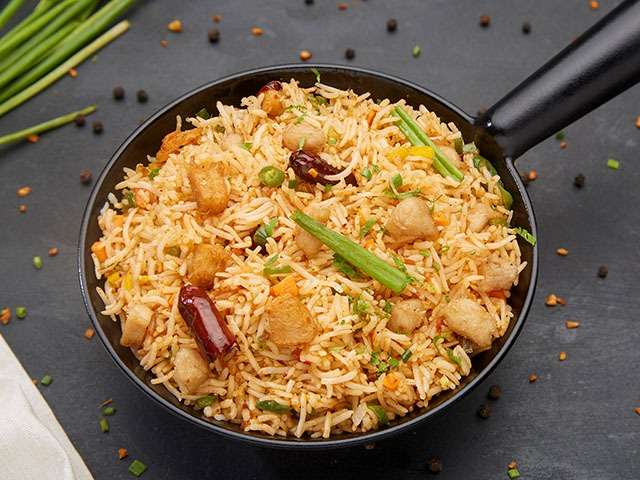 Schezwan Egg Fried Rice