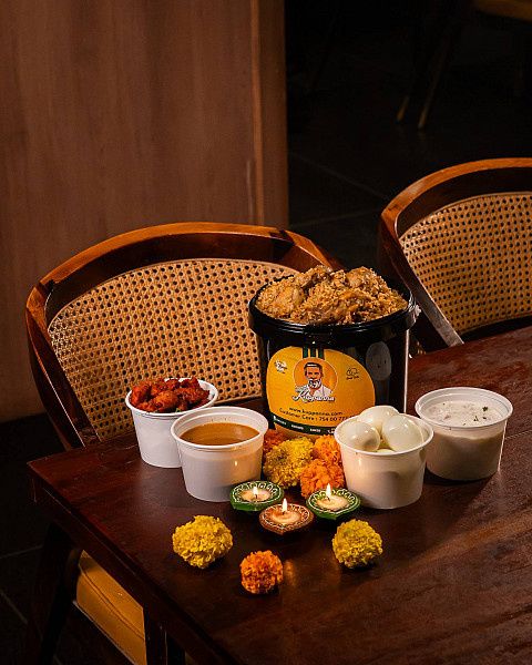 Mutton Party Bucket Biryani (5-6)