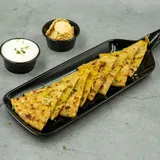 Aloo Paratha + Curd + Disco Papad