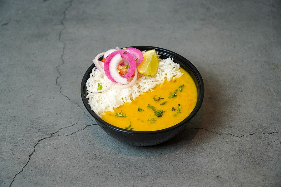 Daal Fry Rice Bowl