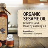 Seasame Organic cold pressed oil