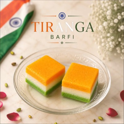 Tiranga Barfi ( 20 Pcs )