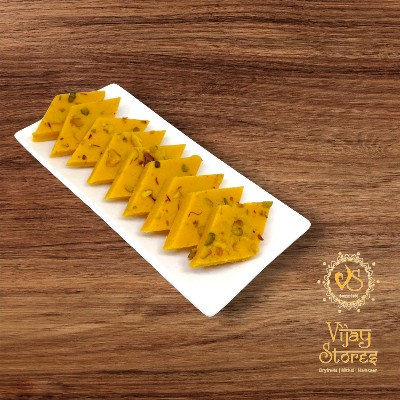 Kesar Kaju Katli ( Low Sugar )