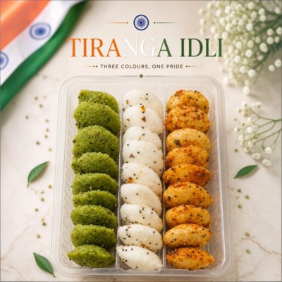 Tiranga Idli ( 90 Pcs )