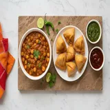 Chole Mini Samosa